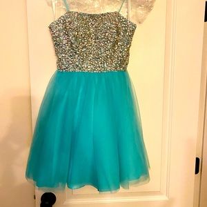 Jovani Dress, Tiffany blue